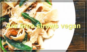 Are oreo straws vegan