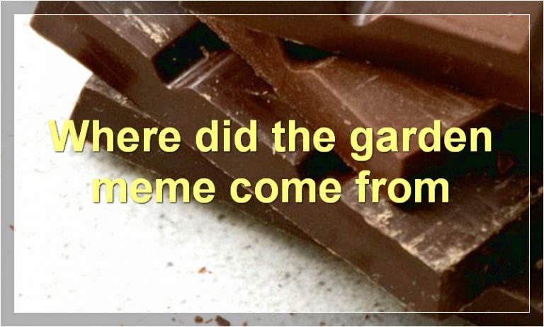 The Garden Meme Everything You Need To Know Food Readme